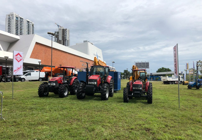 Los tractores Case IH se destacaron en Expo Maquina en Panama