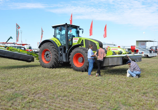 CLAAS pone toda su experiencia en Ameghino